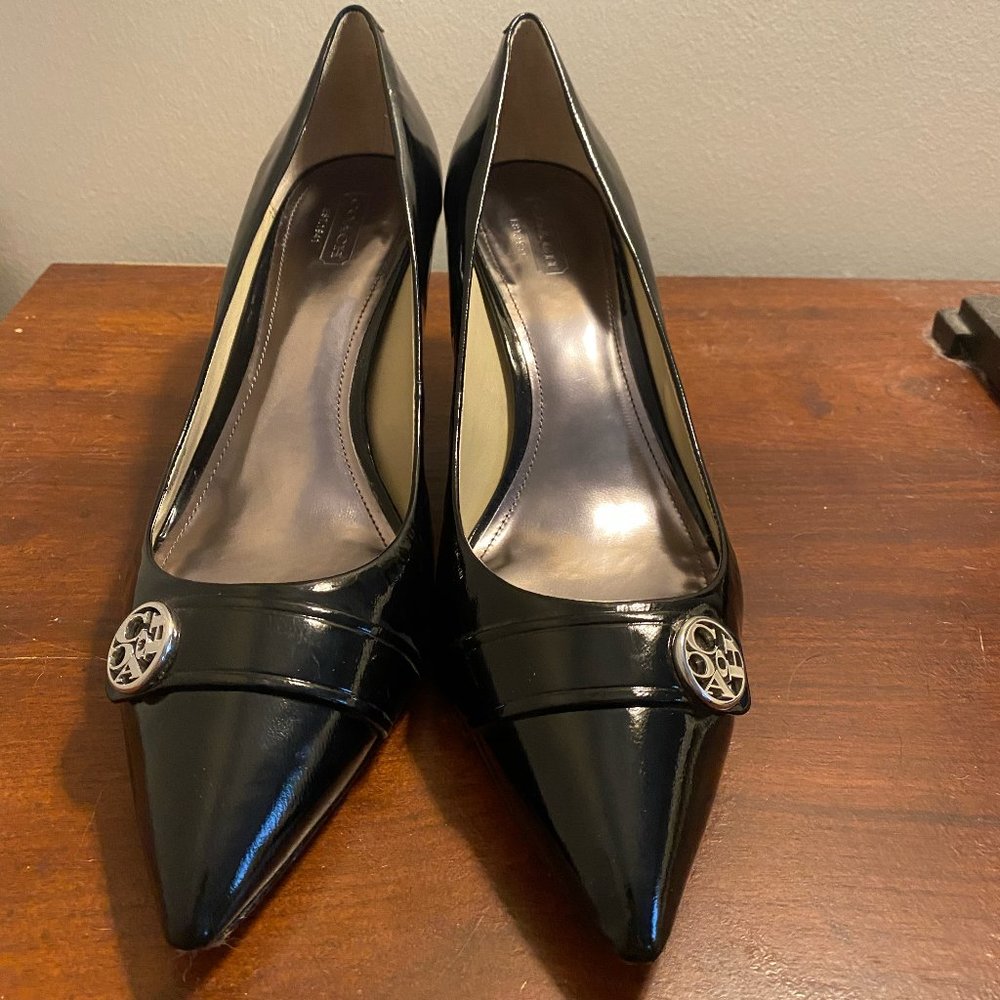 Black Coach Heels